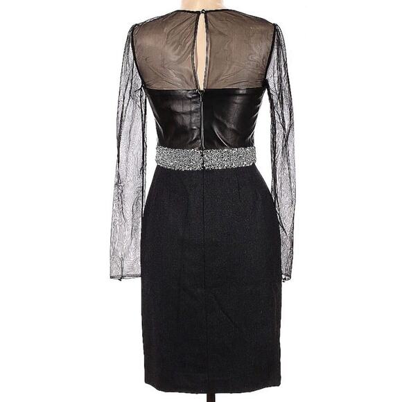 NWT WES GORDON Black Silk Lace Asymmetrical Hem CAMISOLE SLIP Dress Sz 8 $1094 - Picture 2 of 14